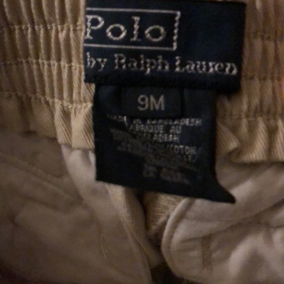 Polo by Ralph Lauren Tan Shorts Boys -9M - Picture 3 of 3